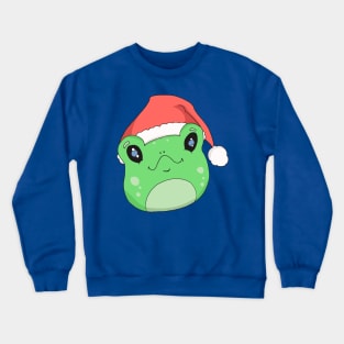Kawaii Frog Christmas Crewneck Sweatshirt